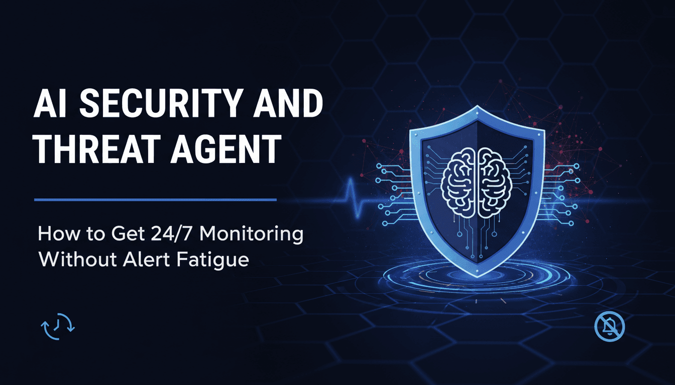 AI Security and Threat Agent: How to Get 24/7 Monitoring Without Alert Fatigue